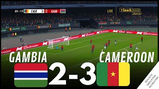 AFCON2023 GAMBIE 23 CAMEROUN  Résumé • Simulation et loisirs de jeux vidéo [upl. by Lottie184]