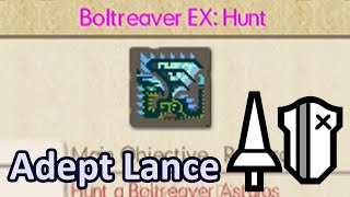 Boltreaver Astalos EX vs Adept Lance solo  MHGU [upl. by Parik204]