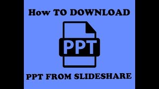 How to download ppt from slideshare [upl. by Ahsienauq]