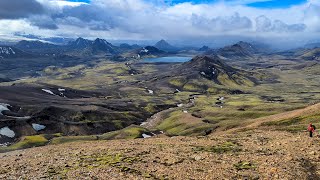 2024 Island Laugavegur Trek 2 Hrafntinnusker  Alftavatn [upl. by Suelo65]