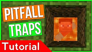 How to Make a Pitfall trap in Minecraft [upl. by Ellyn]