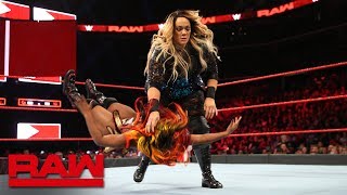 Ember Moon vs Nia Jax Raw Oct 29 2018 [upl. by Norej]