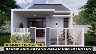 DESAIN RUMAH TYPE 3660 YANG KEREN ABIS [upl. by Siaht]