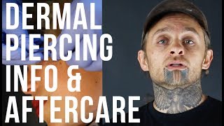 Dermal Piercing Info amp Aftercare  UrbanBodyJewelrycom [upl. by Elyc119]