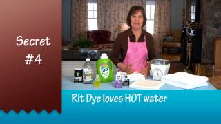 How to Dye Clothes 6 Secrets to Successful Dyeing presented by the Rit Studio [upl. by Voltmer]