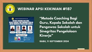 Webinar APSI Kekinian 187 [upl. by Eixam]