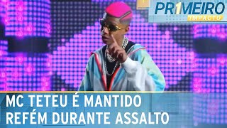 MC Teteu é mantido refém durante roubo em estrada na Grande SP  Primeiro Impacto 220823 [upl. by Vachil]