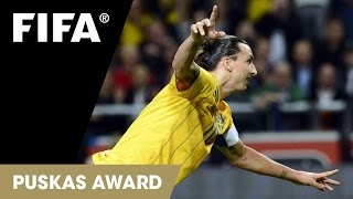 Zlatan Ibrahimović Bicycle Kick Goal  FIFA Puskas Award 2013 WINNER [upl. by Akinna184]