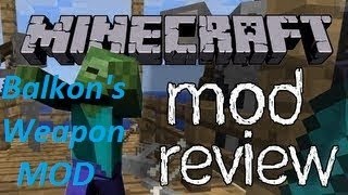 Mod Review  Balkons Weapon Mod Balkons Waffen  Minecraft 147 HDGermanDeutsch [upl. by Yorick]