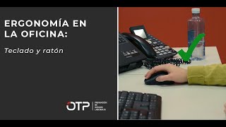 Ergonomía en la oficina teclado y ratón [upl. by Llenrup351]