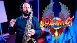 Dont Stop Believin JOURNEY  Sax Cover  Harrison Peclat [upl. by Ittak]