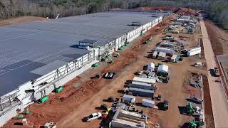 Project Ranger  Walbridge  Construction Job Site Drone Video  010822 [upl. by Aihgn]