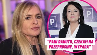 Monika Olejnik zwraca się do Danuty Holeckiej Sąd wydał nakaz macie mnie przeprosić [upl. by Anoirtac782]