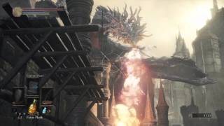 Dark Souls 3  Lothric Dragon hint tip cheese [upl. by Filide]