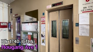 Blk 174D Hougang  2013 Fujitec Elevator Lift A [upl. by Kitarp]