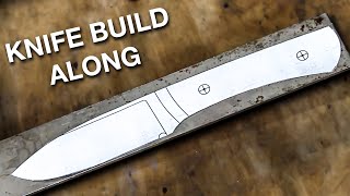 Knife Making 101 I make a Knife with basic tools pt 1 [upl. by Clayson925]