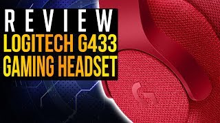 Logitech G433 REVIEW  GAMING HEADSET 71 Surround Sound PC XBOX ONE PS4 [upl. by Fernandes]