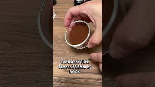 Consistent Calibrated Click Tamper 585mm by ROCK coffee espresso tamper clicktamper kliktamper [upl. by Godwin]