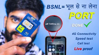 Port to BSNL Experience bsnl 4g speed test bsnl speed test how to port in bsnl [upl. by Dahsraf]