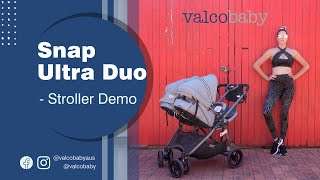 Snap Ultra Duo Double Pram Stroller 2022  Product Demonstration  Valcobaby [upl. by Norrabal384]