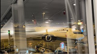 TRIP REPORT Air Canada BUSINESS CLASS Montreal  Toronto Boeing 737 Max 8 [upl. by Favrot529]