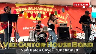 Lucie with Vez Guitar Academy House Band  Lunar New Year Festival  Van Halen quotUnchainedquot Cover [upl. by Shanleigh]