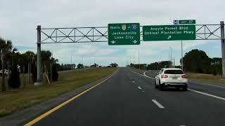 First Coast Expressway FL 23 Exits 31 to 37 northbound [upl. by Spalding118]