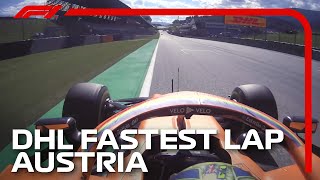 Lando Norris Claims First Ever Fastest Lap  2020 Austrian Grand Prix  DHL [upl. by Uah145]