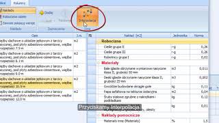Interpolacja liniowa norm nakładów rzeczowych [upl. by Stoat]