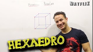 COMO DESENHAR UM HEXAEDRO  MATEMÁTICA  PROF FELIPE FONTES [upl. by Onifled]