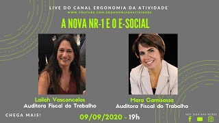 A nova NR1 e o ESocial I Live com Lailah Vasconcelos e Mara Camisassa [upl. by Halehs]