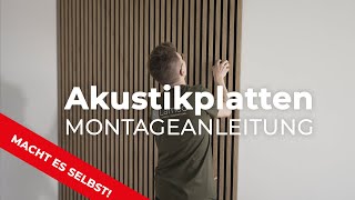 Wie installiere ich Akustikplatten ❓ Montageanleitung 🔨  Lameo [upl. by Aid]