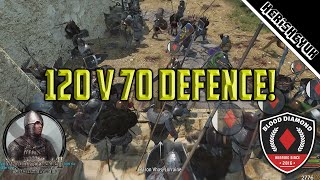 120 v 70 Defence  Mount and Blade 2 Bannerlord Persistent Empires ft Host KoH KoL VD amp BRE [upl. by Ike953]