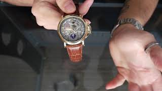 Tufina Theorema Casablanca Skeleton automatic watch review [upl. by Fedirko]