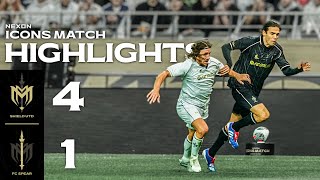 ATTACKERS vs DEFENDERS NEXON ICONS MATCH FULL MATCH HIGHLIGHTS SEEDORF PIRLO HENRY DROGBA [upl. by Lamee]