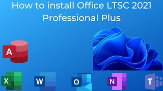 How to install Office LTSC 2021 Professional Plus  Volume License Key Needed To Activate [upl. by Modeerf525]