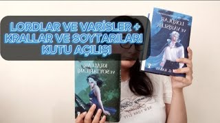 LORDLAR VE VARİSLER KRALLAR VE SOYTARILARI KUTU AÇILIŞI ✨🌊 [upl. by Diann]