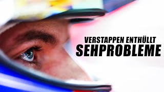 Max Verstappen ENTHÜLLT Sehprobleme nach F1 HorrorCrash mit Lewis Hamilton [upl. by Yrehc500]