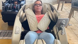 HighPointe Os Osaki 4D Massage Chair POV overview bloopers at the end [upl. by Harding]