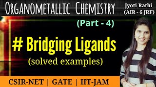 Bridging ligands Organometallic compoundsElectron contribution of bridging ligandsExamples [upl. by Madelena]