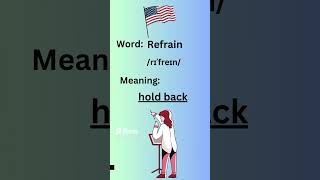 How to Pronounce Refrain in American Accent learnenglish learning [upl. by Aamsa394]