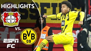 🚨 Bayer Leverkusen vs Borussia Dortmund  Bundesliga Highlights  ESPN FC [upl. by Joela]