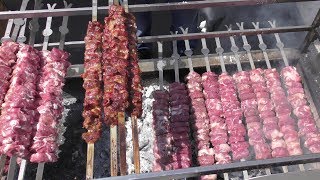 BBQ Festival Fish Pork Beef Burgers Skewers Sausages Italian Street Food [upl. by Randell]