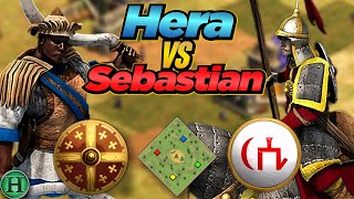 Ethiopians vs Tatars  1v1 Runestones  vs Sebastian  AoE2 [upl. by Arelus256]