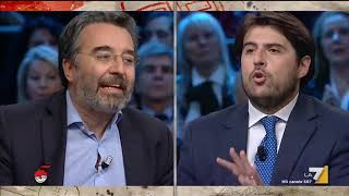 Marco Damilano vs Stefano Buffagni M5S Nel contratto di governo avevano escluso il condono [upl. by Maltz]