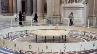 Pendolo di Foucault al Pantheon di Parigi  The Foucault pendulum  Pendule de Foucault [upl. by Cyn169]