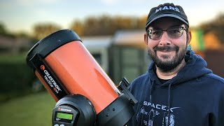 How to Setup and Use the Celestron NexStar 8se  Getting First Light [upl. by Ssilb]