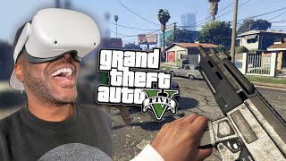 Playing GTA 5 in VR Virtual Reality [upl. by Athey]