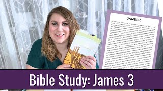 BIBLE STUDY WITH ME JAMES 3  Amanda Brown [upl. by Esineg]