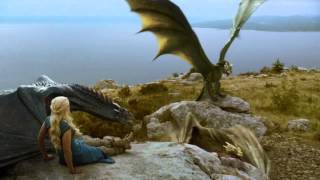 Daenerys Dragons Fight Full Scene S04 E01 [upl. by Oivat206]